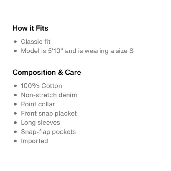 Levi's Essential Western Denim Shirt - Picture 4 of 4